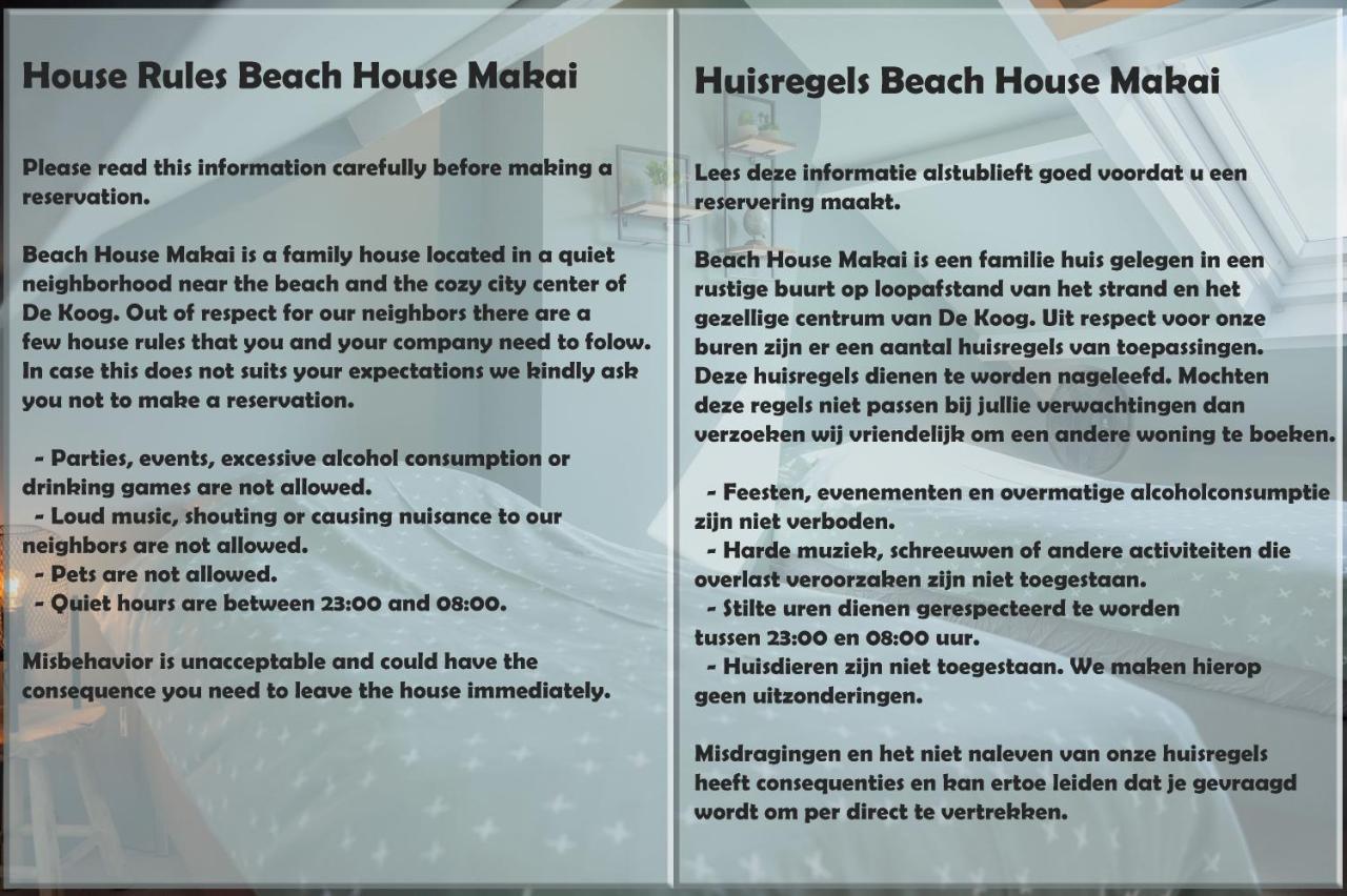 Beach House Makai - Family House With Finnish Sauna, 2 Bathrooms And Only Minutes From The Beach De Koog  Exteriör bild
